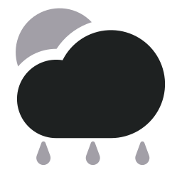 regnerischer tag icon