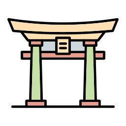 portão torii Ícone