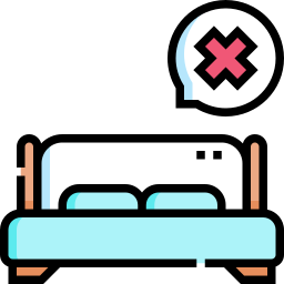 No bed icon