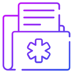 Medical folder icon