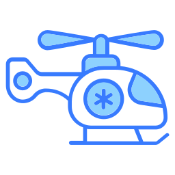 ambulancia aerea icono