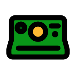 polaroid camera icoon