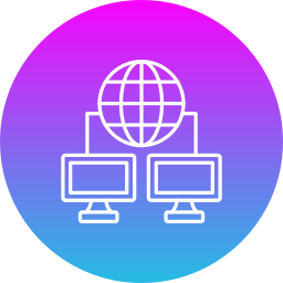 Computer networking icon