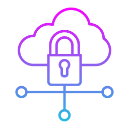 Cloud lock icon