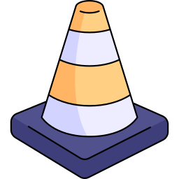 Traffic cone icon