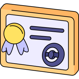 certyfikat ikona