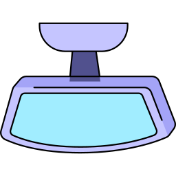 specchietto retrovisore icona