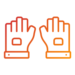 guantes sin dedos icono