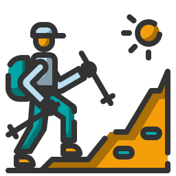 Hiking icon