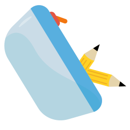 Pencil case icon