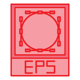 archivo eps icono
