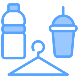 Waste plastic icon