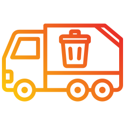 Garbage truck icon