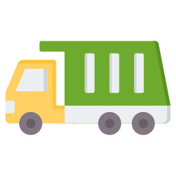 Garbage truck icon