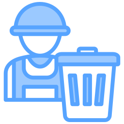 Trash collector icon