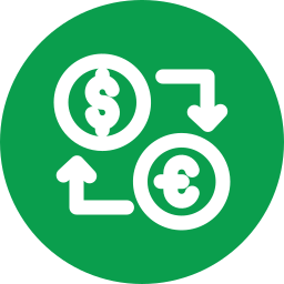 Currency exchange icon