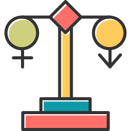 Гендерное равенство иконка