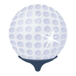 pelota de golf icono