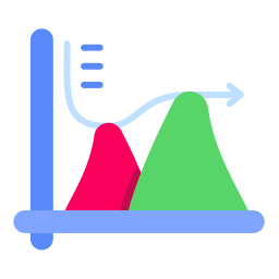 gráfico de ondas Ícone