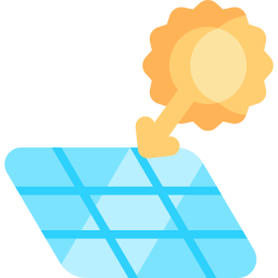 Solar panel icon