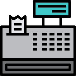 caja registradora icono