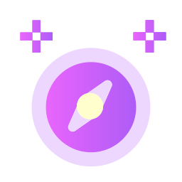 kompas pictogram icoon