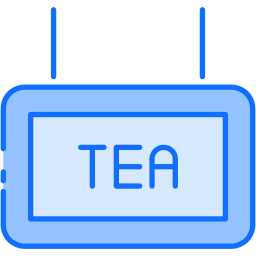tienda de té icono