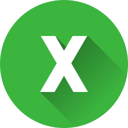 Letter x icon