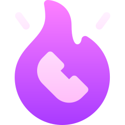 Hot call icon