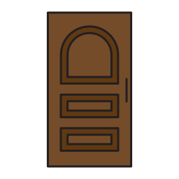 puerta icono