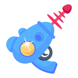 Space gun icon