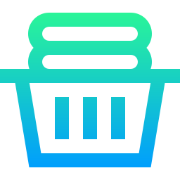 Laundry basket icon