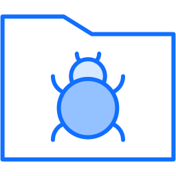 Infected folder icon