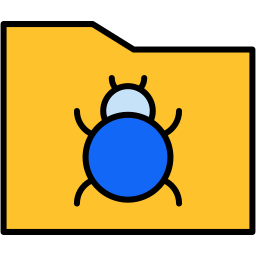 Infected folder icon