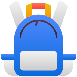 bolsa para la escuela icono