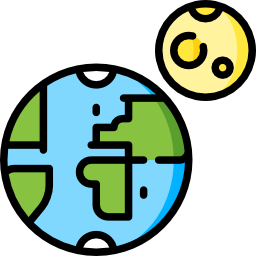 Planet earth icon