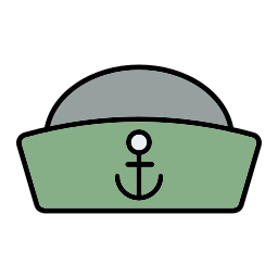 gorra marinera icono