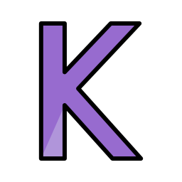 buchstabe k icon