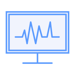 moniteur ecg Icône