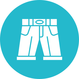 Denim shorts icon