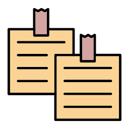 Sticky notes icon