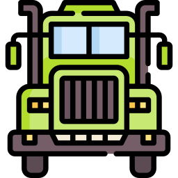 Semi truck icon