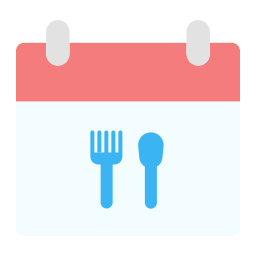 zeit für das abendessen icon