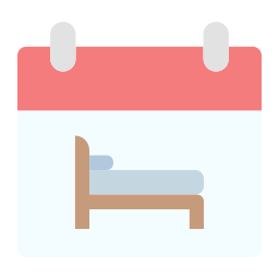 Hotel bed icon