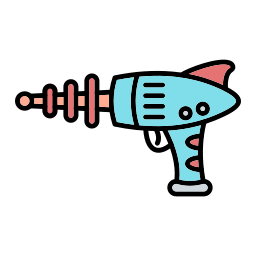 Space gun icon