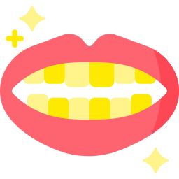 denti d'oro icona