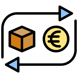 cambio di valuta icona