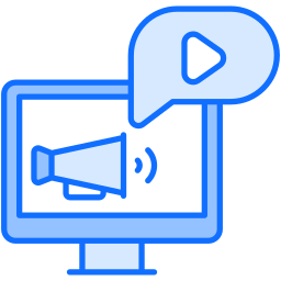 Video marketing icon
