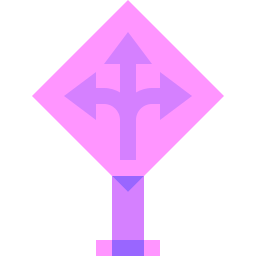 trójdrożny ikona