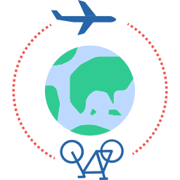 World map icon